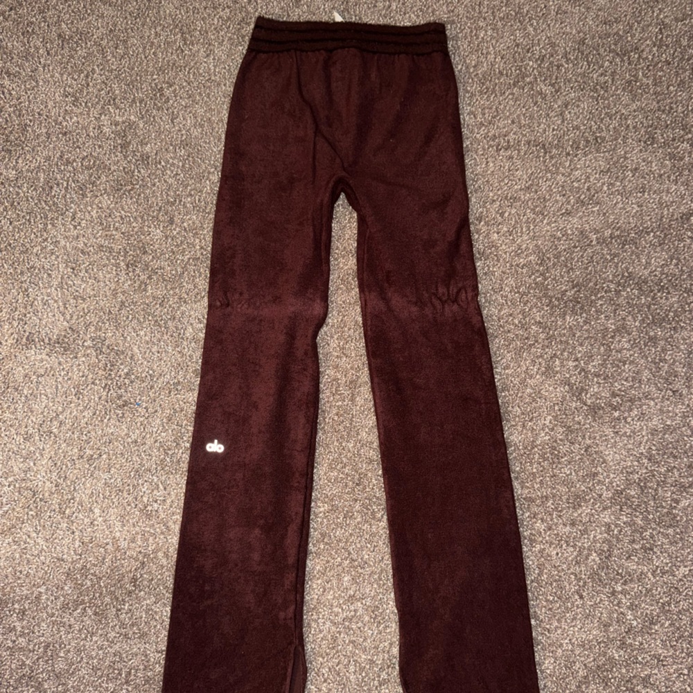 ALO Yoga Kids Burgundy/Deep Maroon Bottoms